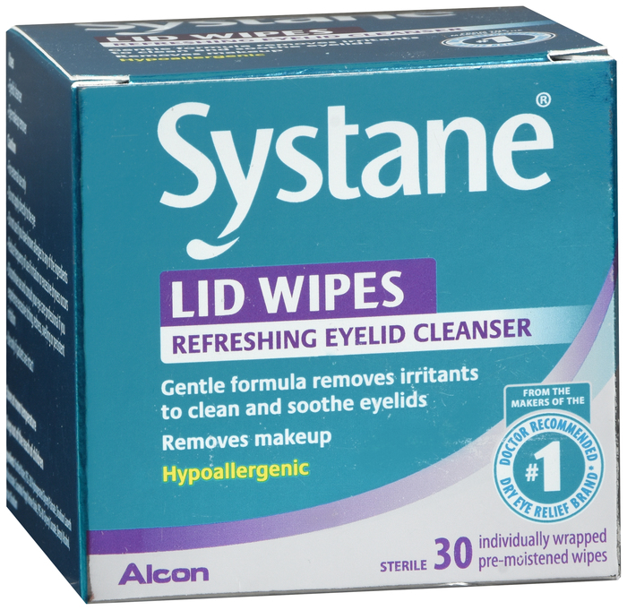 Alcon - Systane Lid Wipes Eyelid Cleansing Wipes 30 Each #300658052025