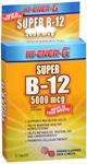 Hi-Ener-G Super B-12 5000 mcg Tablets 30 Tablets 