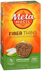 Metamucil Fiber Wafers Apple Crisp 24 Each 