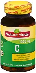 Nature Made C Vitamin 1000mg Dietary Supplement Tablets - 100 CT 