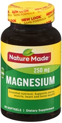Nature Made Magnesium 250 mg Softgels 90 Ct 