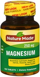 Nature Made Magnesium (Oxide) 250 mg Tablets 100 Ct 