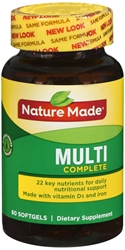 Nature Made Multi Complete 60 Softgels 