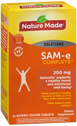 Nature Made SAM-e Complete 200mg Tablet (Helps support Healthy Mood & Joint Comfort) 24ct 