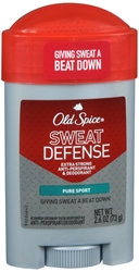 Old Spice Hardest Working Collection Sweat Defense Anti-Perspirant & Deodorant, Pure Sport Plus 2.60 oz 