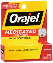 Orajel Immediate Toothache Pain Relief Gel, Regular Strength - 0.18 Oz 
