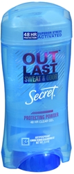 Secret Outlast Antiperspirant & Deodorant Clear Gel, Protecting Powder 2.7 oz 