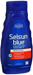 Selsun Blue Dandruff Shampoo Medicated 11 oz 