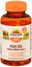 Sundown Naturals Fish Oil 1000 mg, 72 Softgels - 30768037208