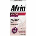 Afrin Nasal Spray, Original 15 mL 