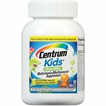 Centrum Kids Chewables (80 Count, Cherry, Orange, Fruit Punch Flavor) Multivitamin/Multimineral Supplement Tablet, Vitamin A, Vitamin C, Vitamin E 