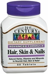 HAIR SKIN NAILS ADVANCED FORM CAPS 50 CT 