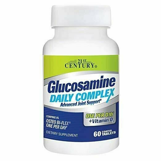 21st Century Glucosamine Daily Complex Plus D Tablets, 60 Count 