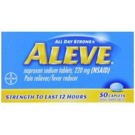 Aleve Caplets 50 each 