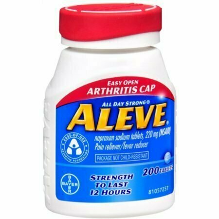 Aleve Tablets Easy Open Arthritis Cap 200 Tablets 