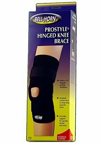 Bell-Horn ProStyle Hinged Knee Brace in Black 2 Extra Large 