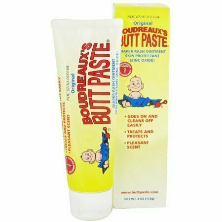 Boudreauxs Butt Paste Tube, Diaper Rash Ointment 4 oz 