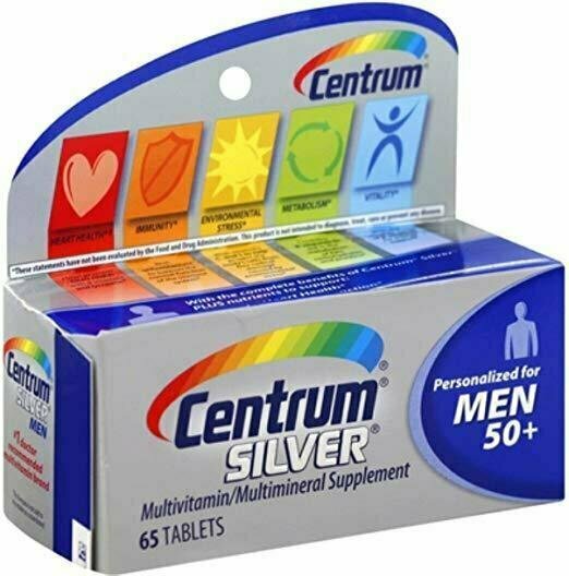 Centrum Silver Men 50+ Multivitamin Tablets 65 each 