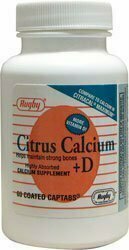 Citrus Calcium + D 60 Tabs by Rugby 