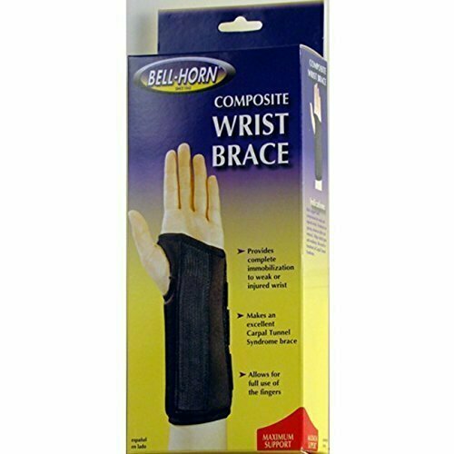 Composite Wrist Brace in Black size: Medium, Wrist: Right 