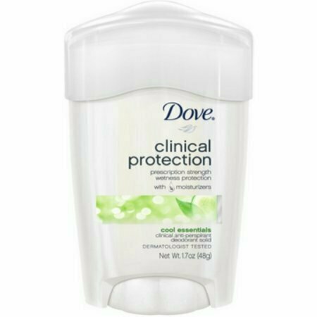 Dove Clinical Protection Anti-Perspirant Deodorant Solid, Cool Essentials 1.70 oz 