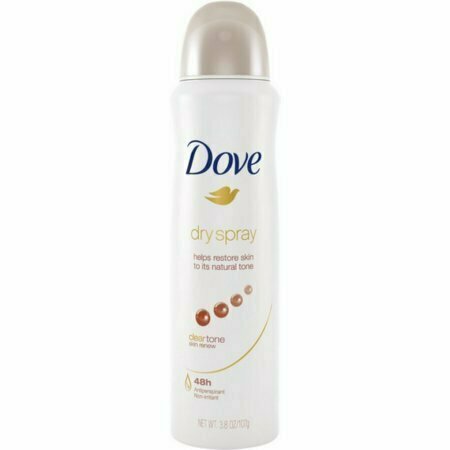 Dove Dry Spray Antiperspirant, Clear Tone Skin Renew 3.8 oz 