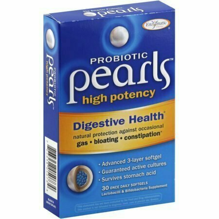 Enzymatic Therapy Probiotic Pearls High Potency Once Daily Softgels 30 Pack 