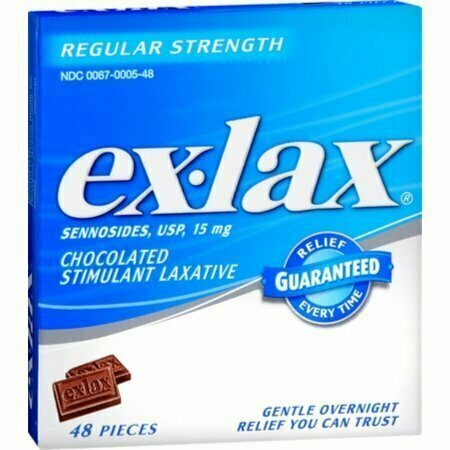 Ex-Lax Pieces Regular Strength 48 Each 