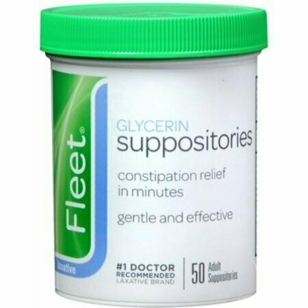 Fleet Glycerin Suppositories Adult 50 Each 