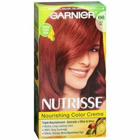 Garnier Nutrisse Nourishing Color Creme, True Red [66] 1 each 