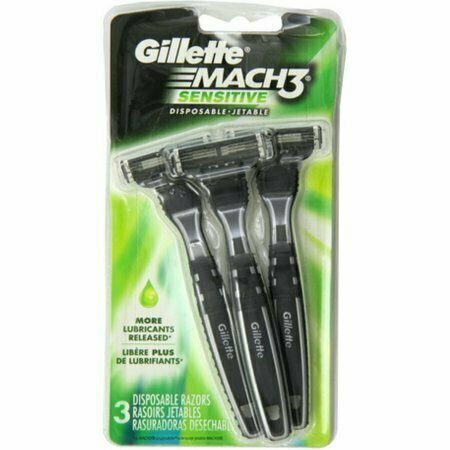 Gillette MACH3 Disposable Razors, Sensitive 3 each 