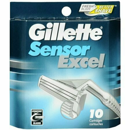 Gillette Sensor Excel Cartridges 10 Each 