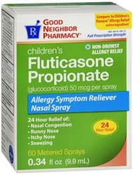 GNP FLUTICASONE 50MCG CHILD ALLERGY 60 SPRAYS 9.9ML 