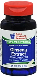 GNP GINSENG 200 MG CAP 50 