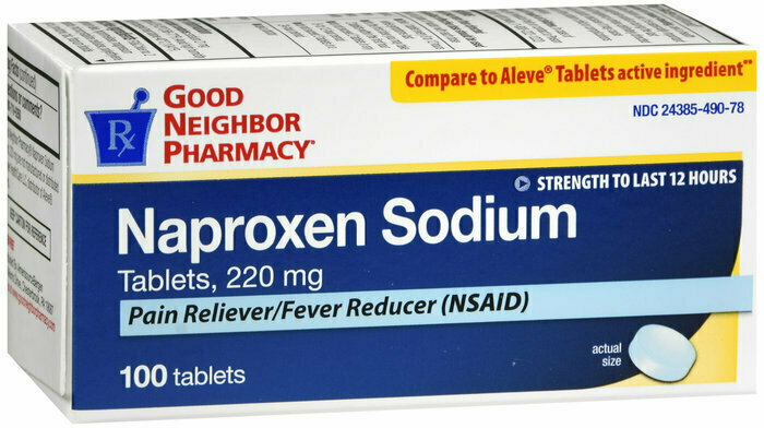 GNP NAPROXEN 220 MG TABLET 100CT 