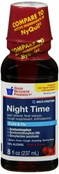 GNP NIGHTIME 6HR CHERRY LIQUID 8 OZ 