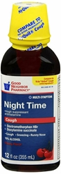 GNP NITETIME CHERRY COUGH LIQUID 12 OZ 