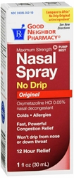 GNP NO DRIP 12HR NASAL SPRAY 1 OZ 