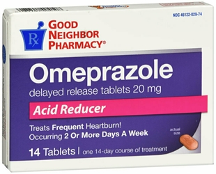 GNP OMEPRAZOLE 20 MG TAB 14 