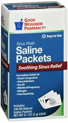 GNP SINUS WASH REFILL PACKETS 100 CT 