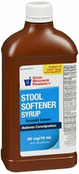 GNP STOOL SOFTENER SYRUP 16OZ 