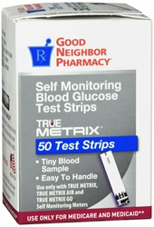 GNP TRUEMETRIX TEST STRIP 50CT 