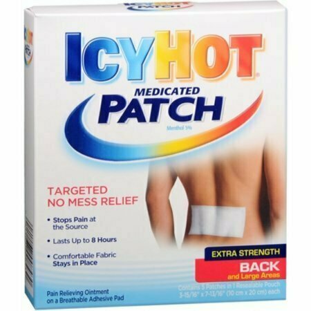 ICY HOT Medicated Patches Extra Strength Large 