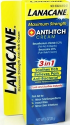 LANACANE ANTI-ITCH CREAM 1OZ 