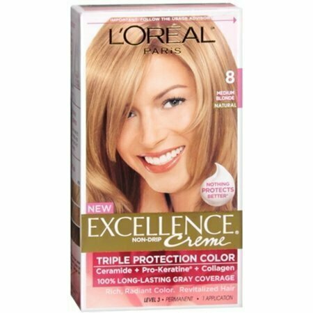 LOreal Excellence Creme, Blonde 8 Medium, 1 Each 