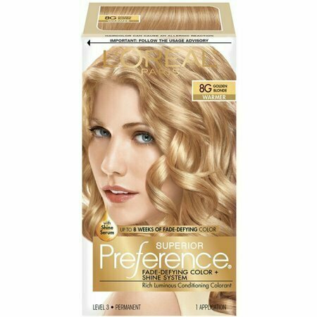 LOreal Paris Superior Preference Permanent Hair Color, 8G Golden Blonde 1 each 