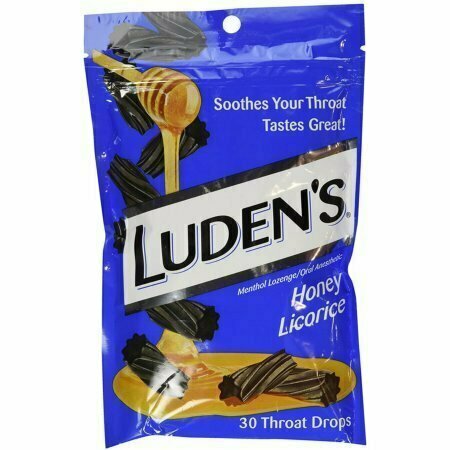 Ludens Throat Drops, Honey Licorice 30 each 