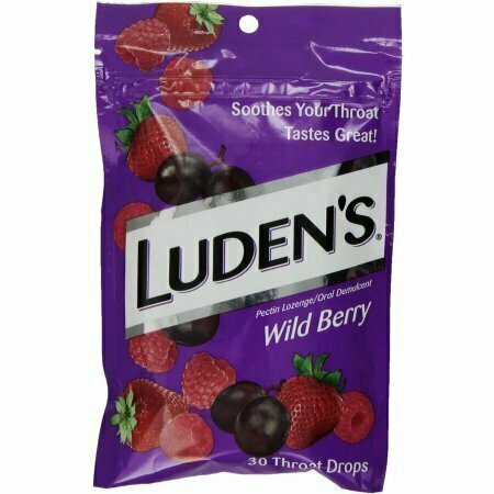 Ludens Throat Drops Wild Berry Assortment 30 each 