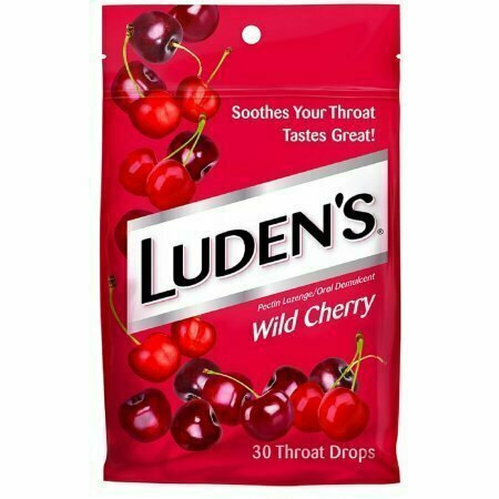 Ludens Throat Drops, Wild Cherry 30 each 