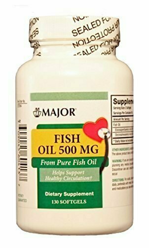 MAJOR FISH OIL 500MG SOFTGELS 